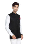 UNIFORMIC men's Black TR Nehru jacket – view 4