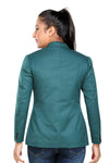 Women's slim fit TR blazer – Bottle Green – view 7