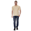 Half White polo T-shirt (100% cotton) – full body view