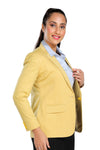 Women's slim fit TR blazer – Golden – view 7