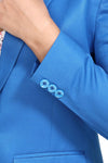 Women's slim fit TR blazer – Light Blue – view 4