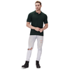 Bottle Green polo T-shirt (100% cotton) – full body view