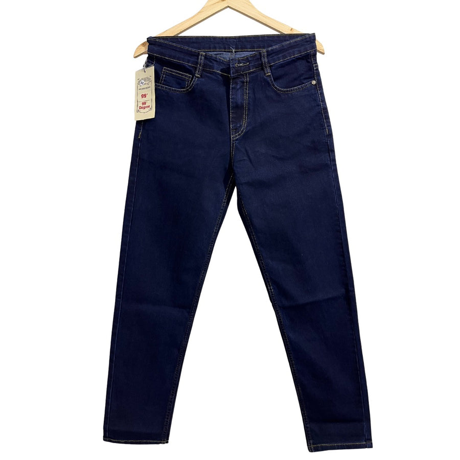 Men's Corporate Denim Jeans – Navy Blue - Back