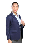 Women's slim fit TR blazer – Navy Blue – view 6