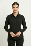 Women's Lycra Formal Shirt – Black – view 5