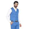 Men's Slim Fit TR Waistcoat – Light Blue