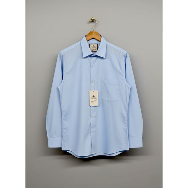 Men's Anti-Stain Formal Shirt – Surf Blue