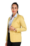 Women's slim fit TR blazer – Golden – view 6