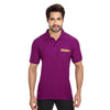 Purple security polo T-shirt – front view