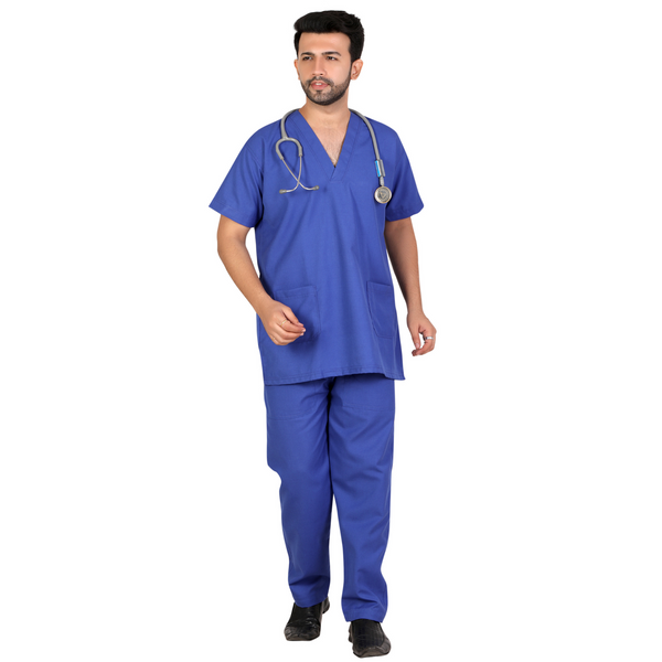 Classic Scrub Suit – Royal Blue