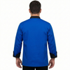 Royal Blue & Black chef coat – view 2