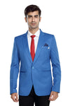 Men's slim fit TR blazer – Light Blue – view 1