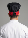 Chef Cap – Black & Red
