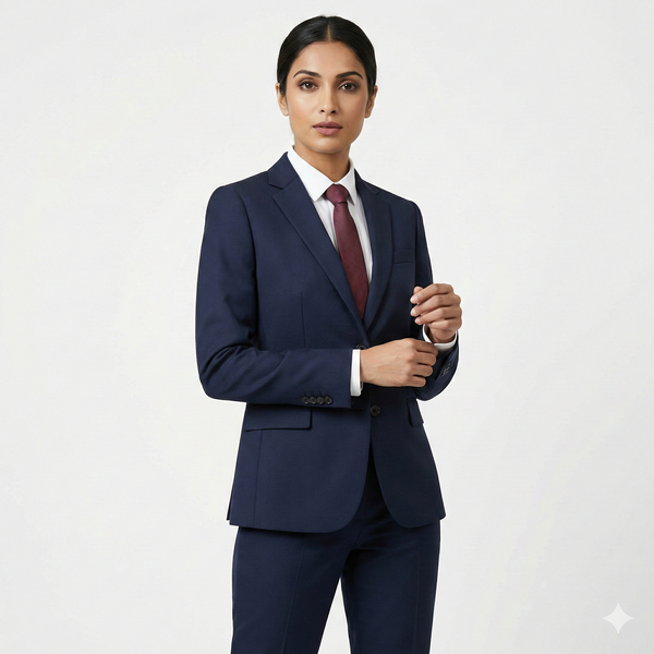 Women's corporate blazer – Navy Blue – view 2