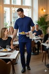 Half Sleeve Waiter Uniform – Royal Blue – view 5