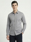 Men's Classic Formal Shirt – Light Grey – view 4