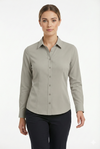Women's Lycra Formal Shirt – Light Grey – view 2