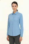 Women's Lycra Formal Shirt – Sky Blue – view 4