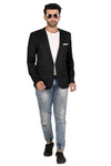 Men's slim fit TR blazer – Metal Black – view 2