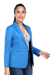 Women's slim fit TR blazer – Light Blue – view 6