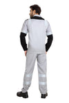 Boiler Pant Shirt Set – Grey & Blue, Grey Reflective Tape – back