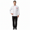 White & Red chef coat – view 3