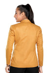 Women's slim fit TR blazer – Mustard Yellow – view 7