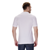 White polo T-shirt (100% cotton) – back view