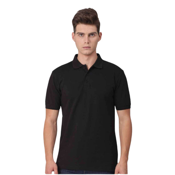 GC 301 Spun Matty Polo T-Shirt – Black