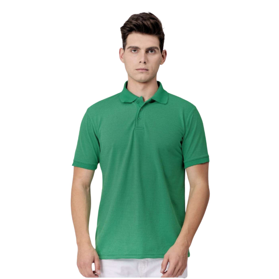 GC 301 Spun Matty Polo T-Shirt – Emerald Green - Front