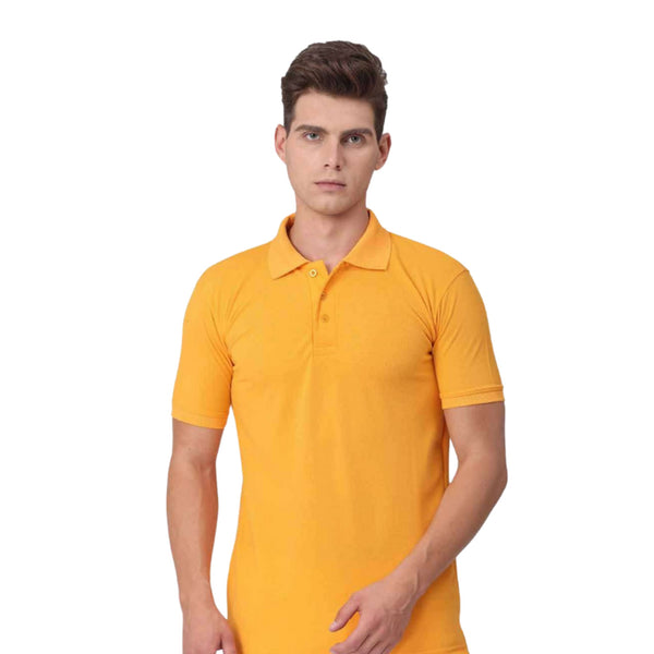 GC 301 Spun Matty Polo T-Shirt – Golden Yellow