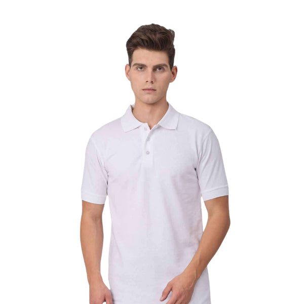 GC 301 Spun Matty Polo T-Shirt – White