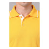 GC 401 PC Pique Tipping Polo T-Shirt – Golden Yellow – Collar Detail