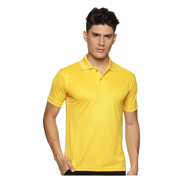GC 901 Oxy-Knit Dri-Fit Polo T-Shirt – Golden Yellow – Front