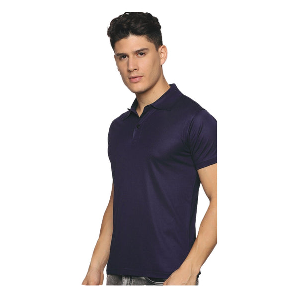 GC 901 Oxy-Knit Dri-Fit Polo T-Shirt – Navy Blue – Front