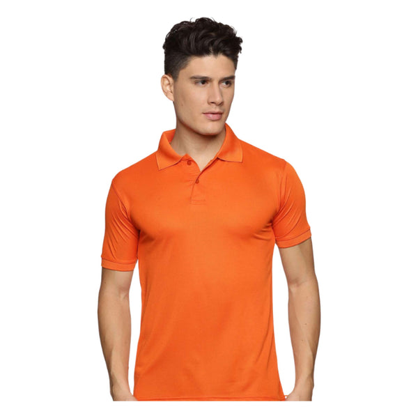 GC 901 Oxy-Knit Dri-Fit Polo T-Shirt – Orange – Front