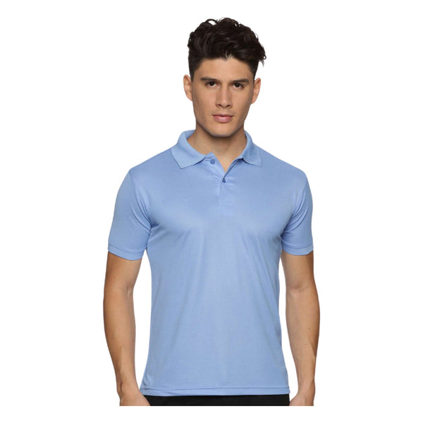 GC 901 Oxy-Knit Dri-Fit Polo T-Shirt – Sky Blue – Front