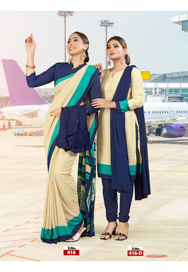 Suit & Saree -I-Phone Vol.5 - Beige & Blue (416)