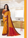 Malgudi Silk uniform saree Mustard Red D.No 2432 (view 2)
