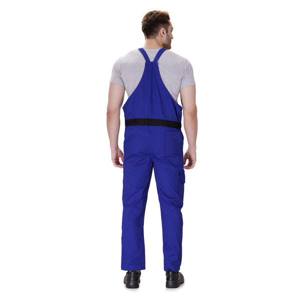 Royal blue cotton dungaree