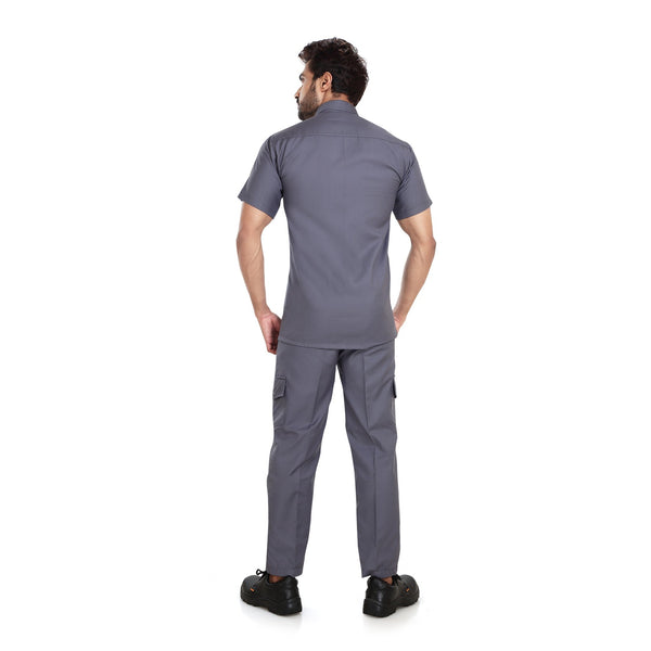 Grey worker uniform